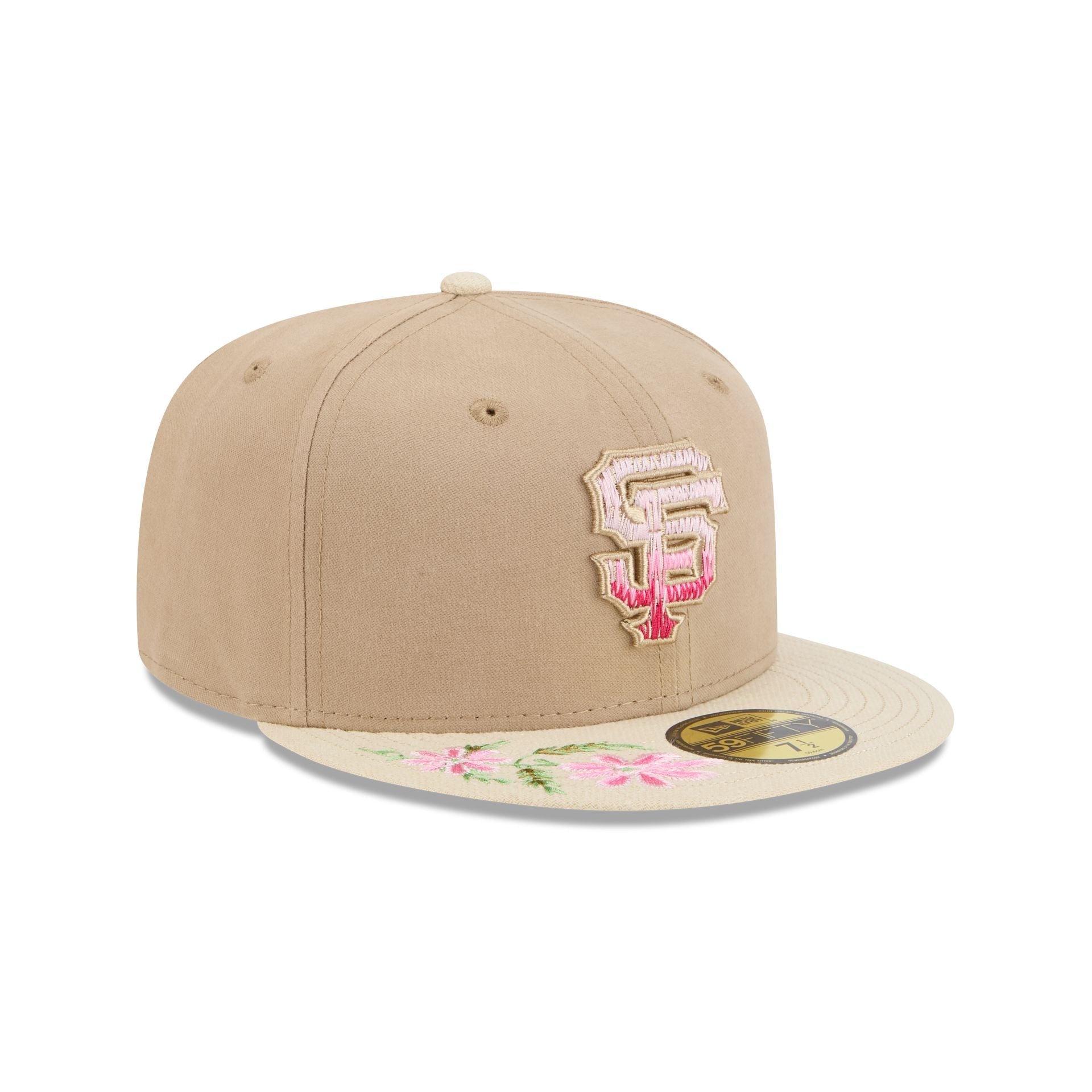 San Francisco Giants Hand Stitched Floral 59FIFTY Fitted Hat