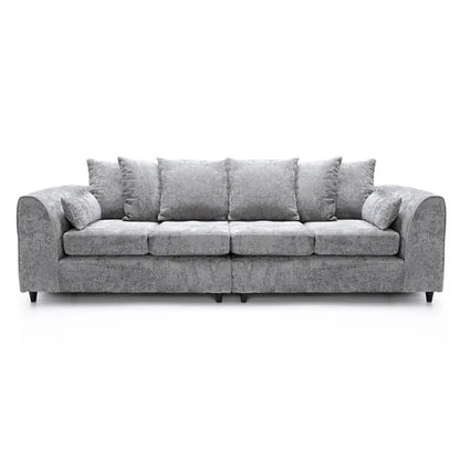 Light Grey 4-Seater Couch for Cozy Living Rooms
